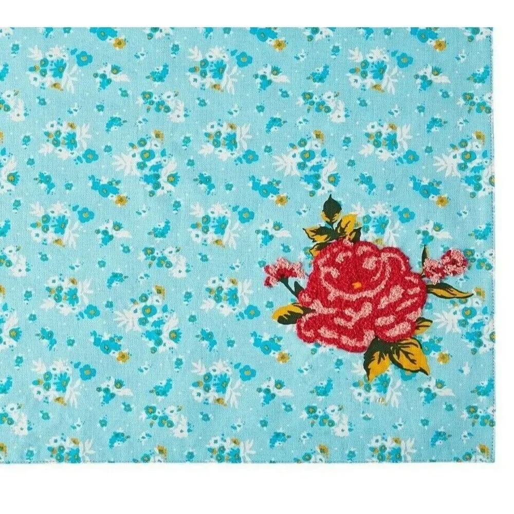 Pioneer Woman Sweet Rose Placemat 1-pc Farmhouse Country Reversible Cotton Gift